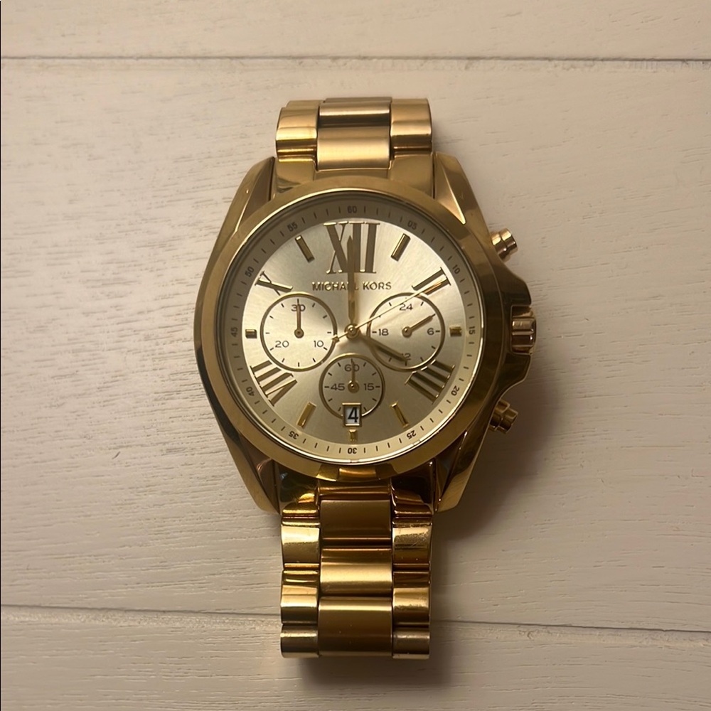 Michael Kors Gold Luxury Chronograph Watch